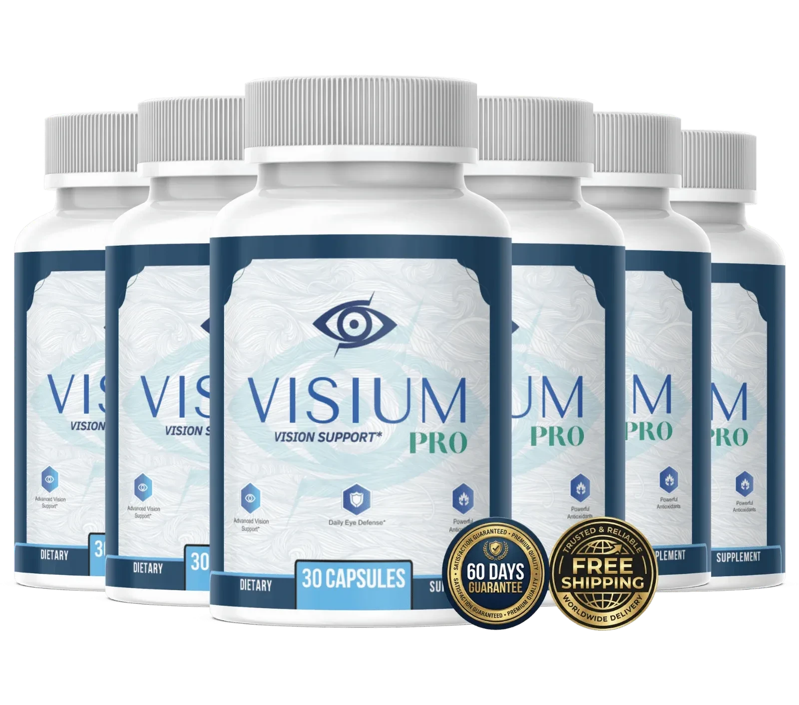 Visium Pro Eye Health Supplement - 6 Bottle Package